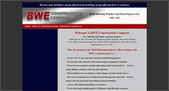 Desktop Screenshot of bweconstruction.com